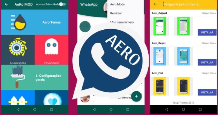 Fitur Whatsapp Aero Mod Apk Terbaru
